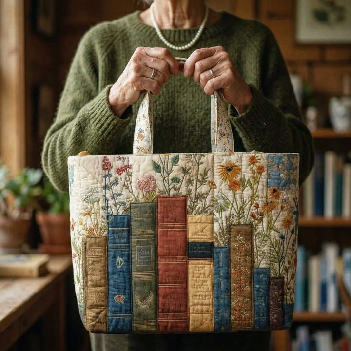 Mia Ottawa - Quilted Floral Book Tote