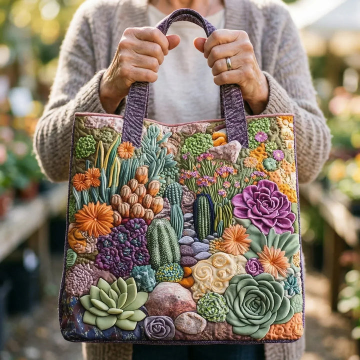Mia Ottawa - Succulent Paradise Padded Tote Bag