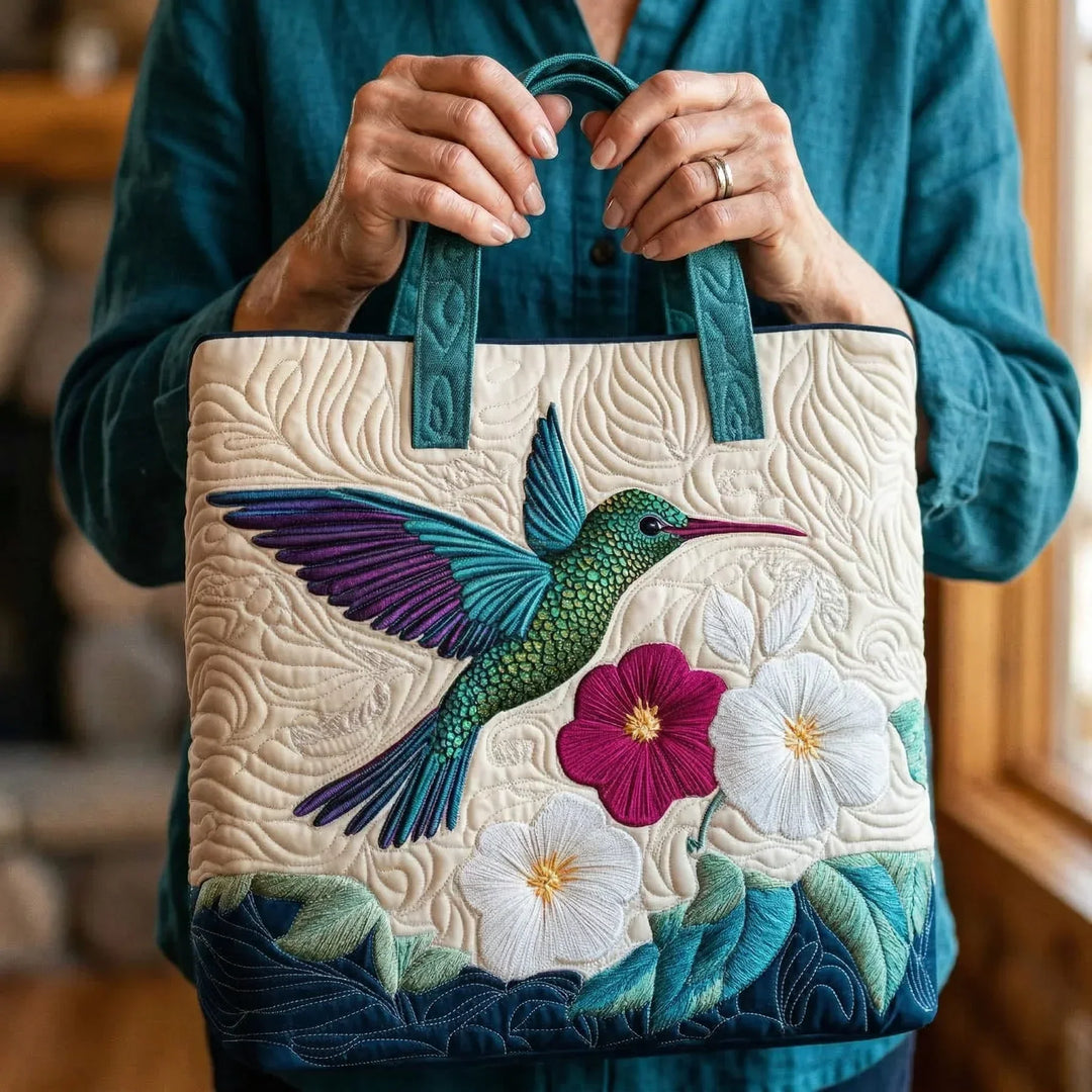 Mia Ottawa - Embroidered Quilted Tote Bag