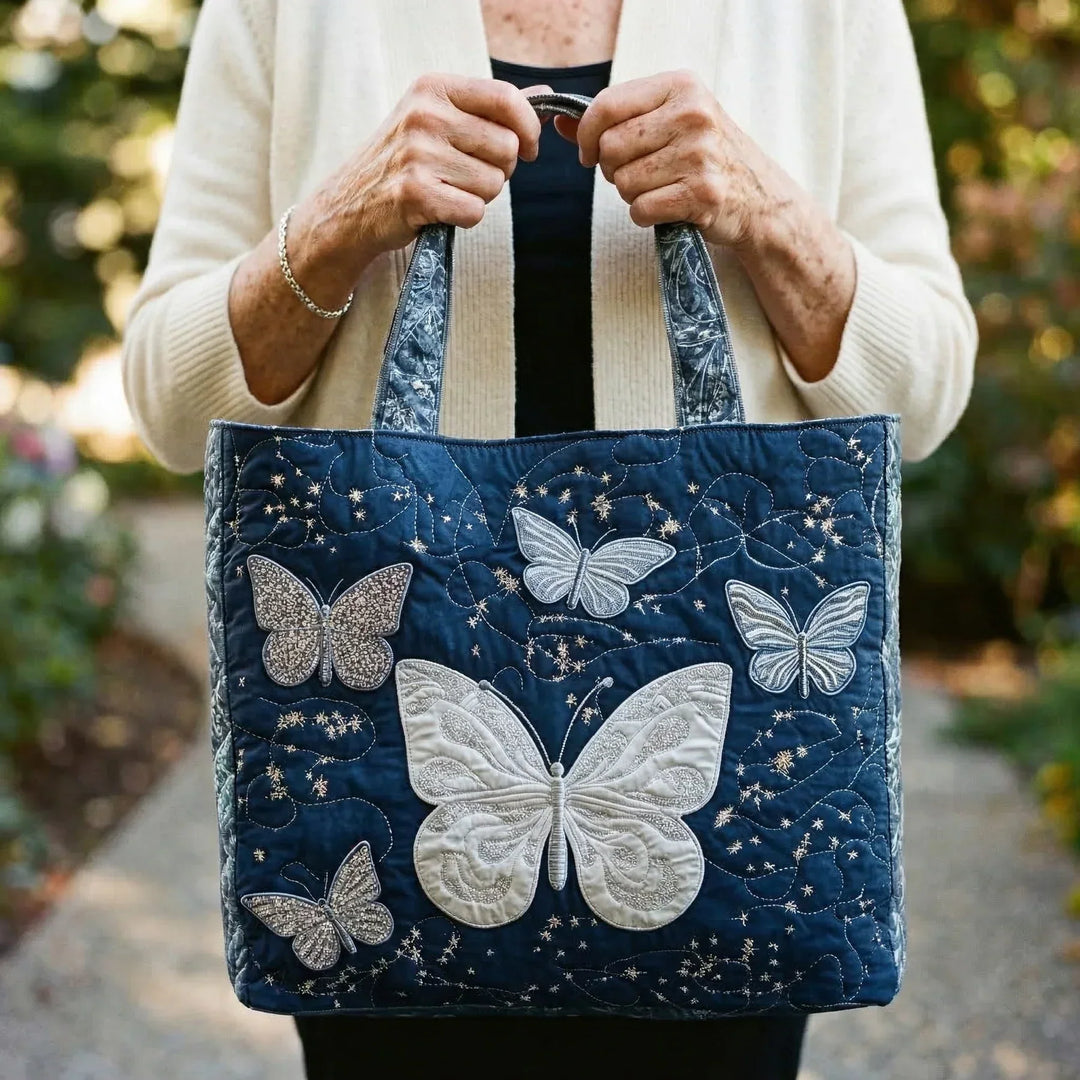 Mia Ottawa - Butterfly Embellished Tote Bag