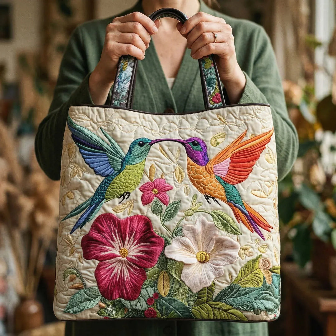 Mia Ottawa - Hummingbird Quilted Tote Bag