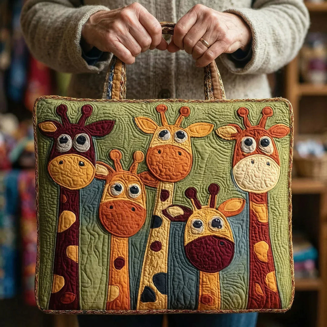 Mia Ottawa - Giraffe Quilted Tote Bag