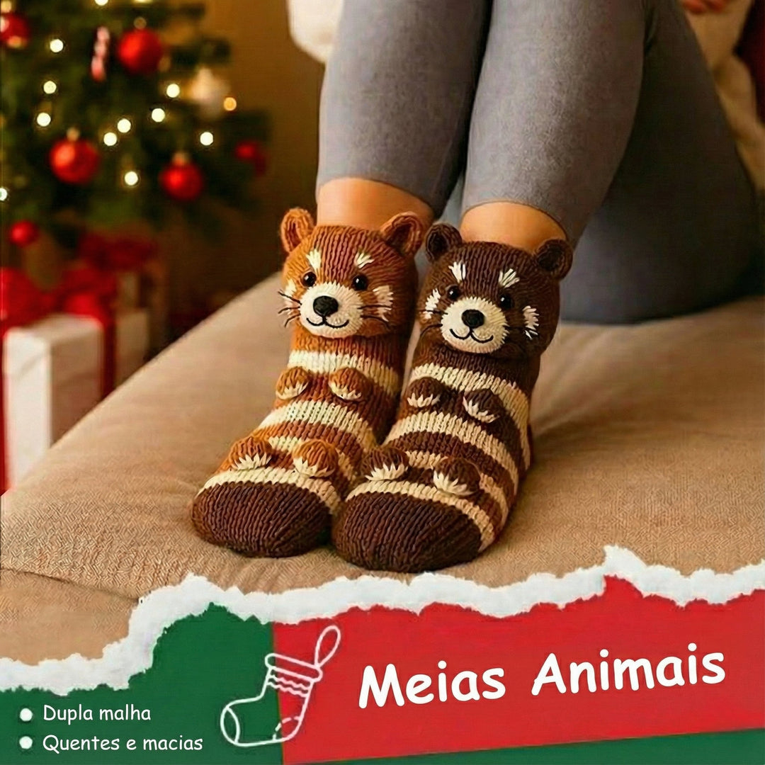 Mia Ottawa - Striped Cat Socks