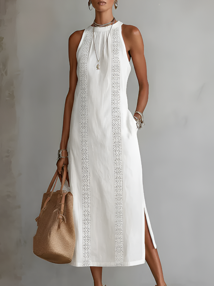 Maïa Linen Midi Dress