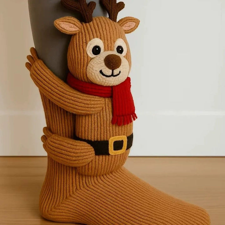 Mia Ottawa - Festive Reindeer Socks