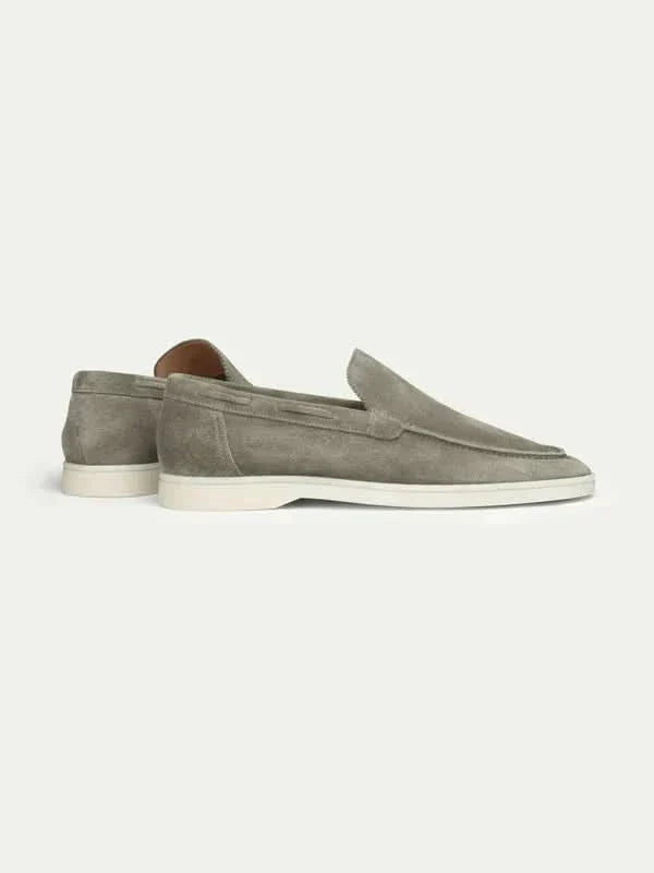 Classic Suède Loafer Olive Green