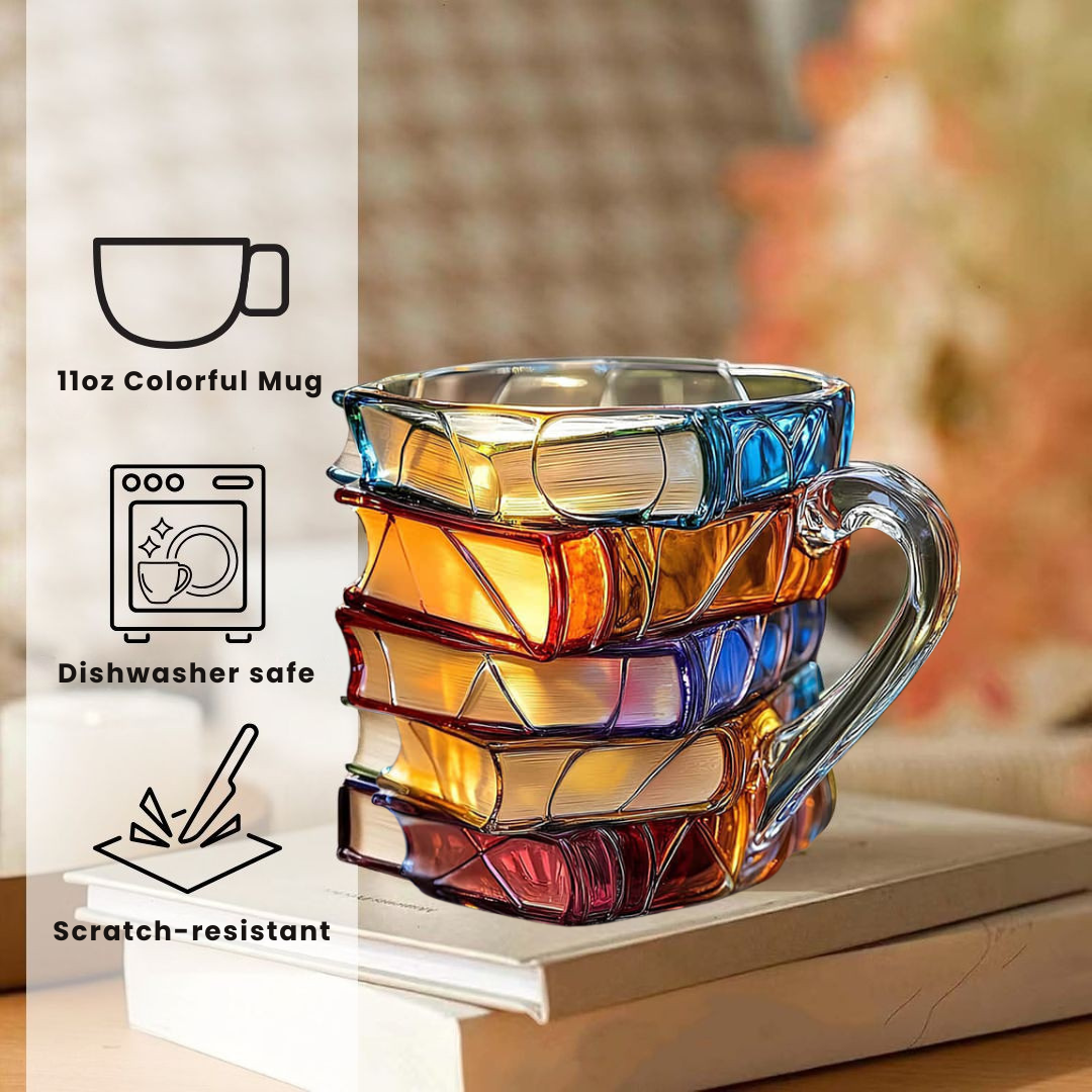 Mia Ottawa - Handmade 3D Book Mug