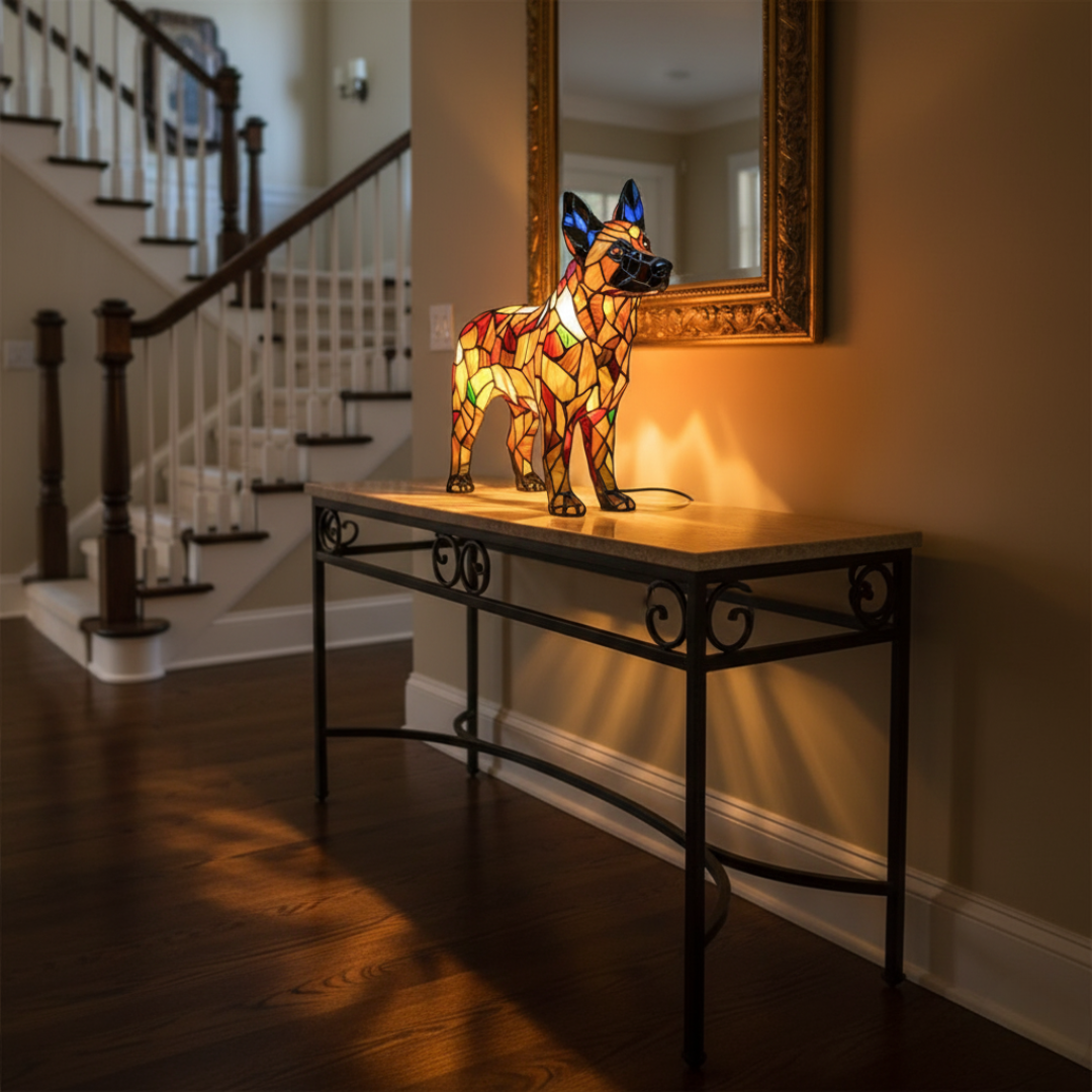 Mia Ottawa - Artisan Canine Lamp